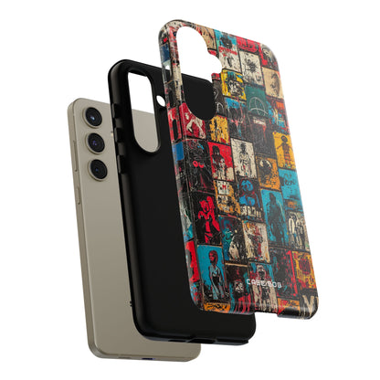 Kuvioitu ruudukko Samsung S24 Plus -kotelotyyppi - Tough