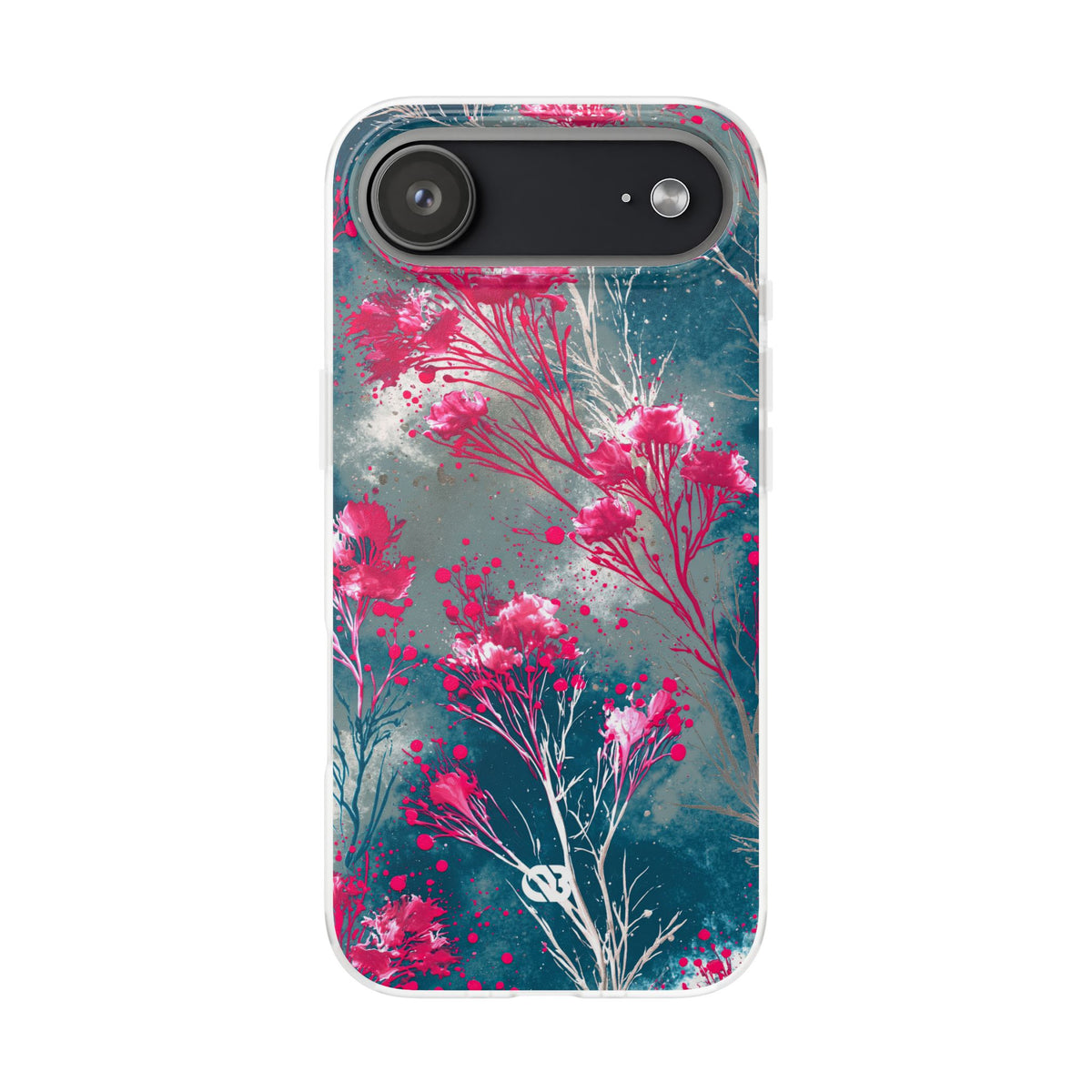 Cyber Blossom · Lite Phone Case for iPhone ·  Teal