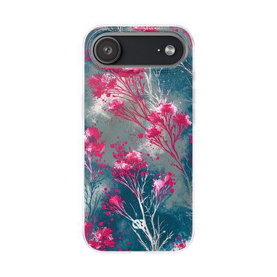 Cyber Blossom · Lite Phone Case for iPhone ·  Teal