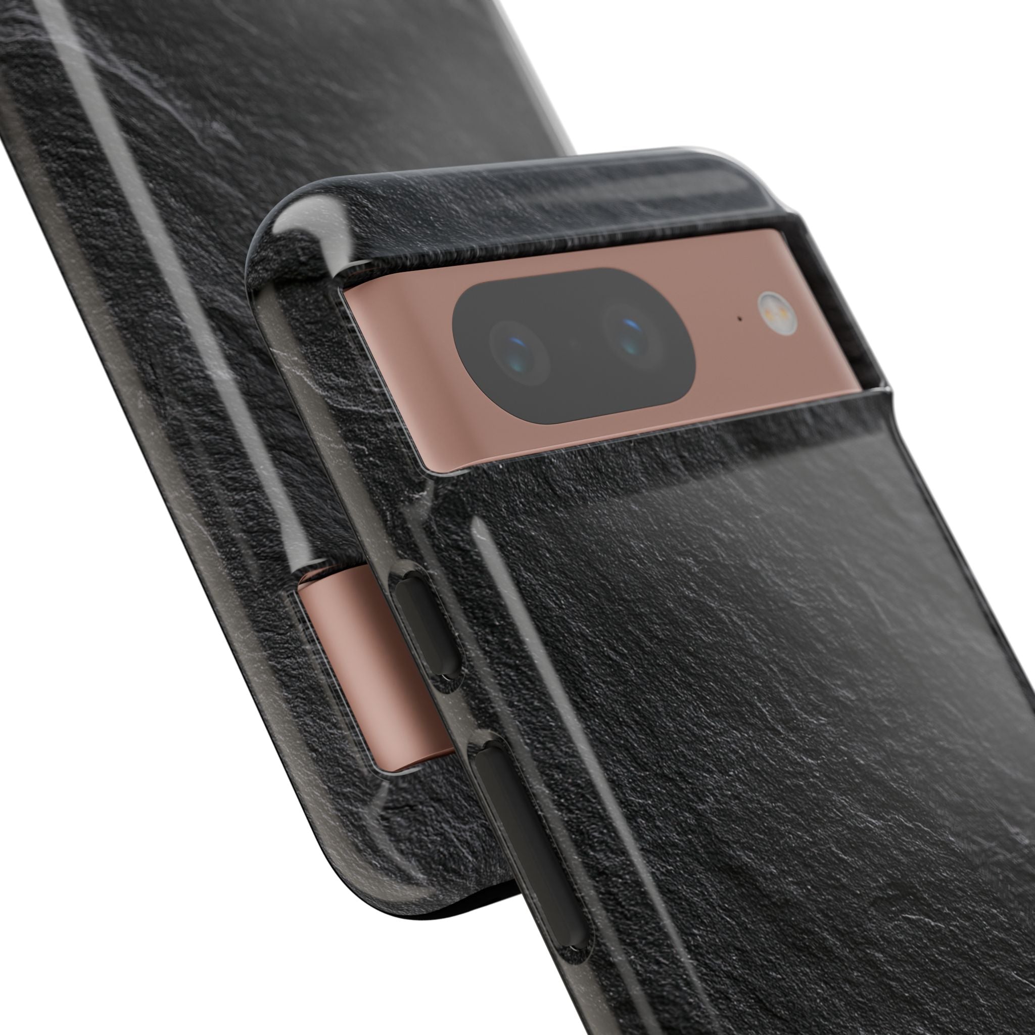 Black Tough Phone Case for Google Pixel - Raw Obsidian Slate