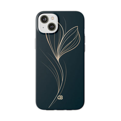 Teal Lite Phone Case for iPhone - Sandstone Silk Flora