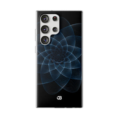 Blue Lite Phone Case for Samsung - Cobalt Geometric Bloom
