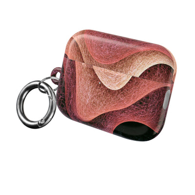 Rose Contour Waves · Hard Case for AirPods & AirPods Pro · Pink