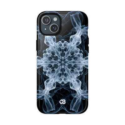Blue Tough 2.0 Magsafe Phone Case for iPhone - Glacial Smoke Crown