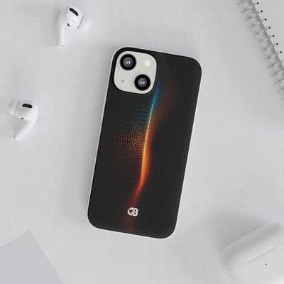 Luminous Refraction Grid · Lite Phone Case for iPhone ·  Black