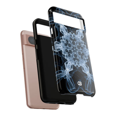 Blue Tough Phone Case for Google Pixel - Glacial Smoke Crown