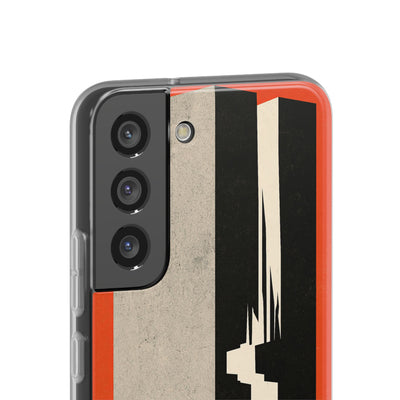 Orange Lite Phone Case for Samsung - Orange Monolith Rift