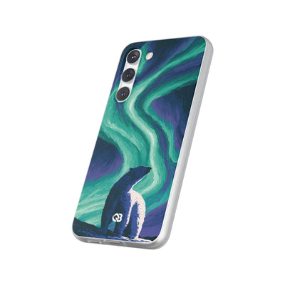 Arctic Aurora Bear · Lite Phone Case for Samsung · Teal