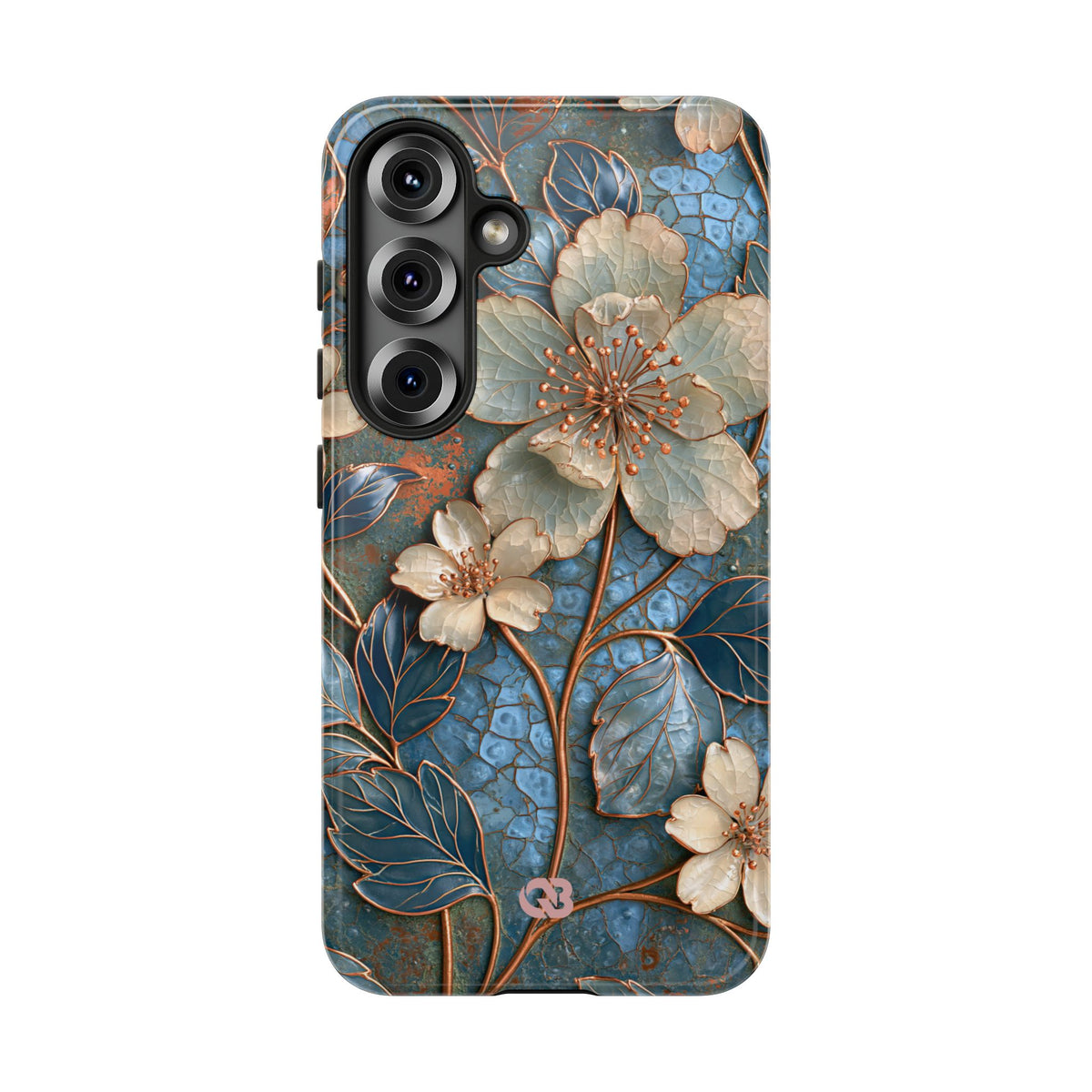 Gilded Blossom Reverie · Tough Phone Case for Samsung · Teal