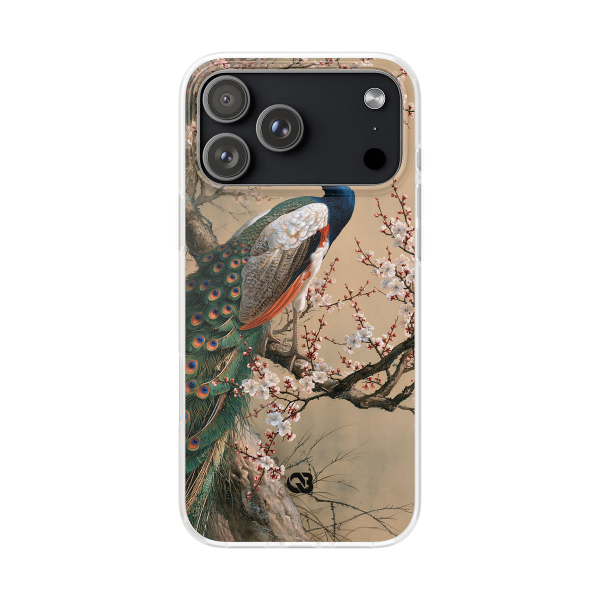 Imperial Peacock Blossom · Lite Phone Case for iPhone ·  Beige