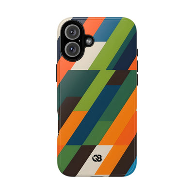 Custodia Retro Mosaico Angolata · Tough per iPhone