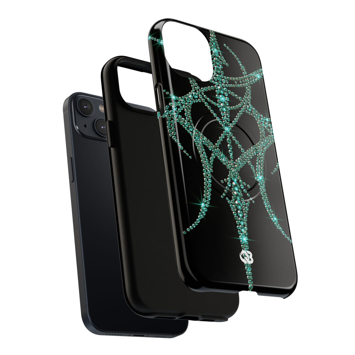 Teal Cyber Sigil · Tough 2.0 Magnetic Phone Case for iPhone · Teal