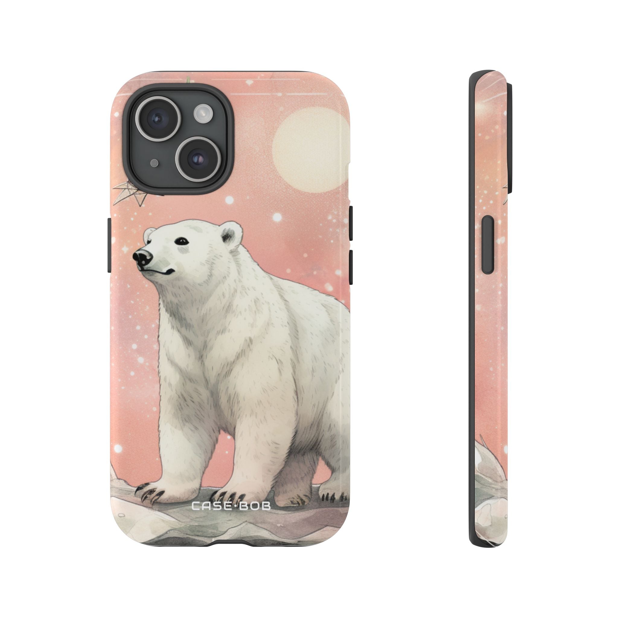 Polar Bear Dream iPhone 15 Case - Tough