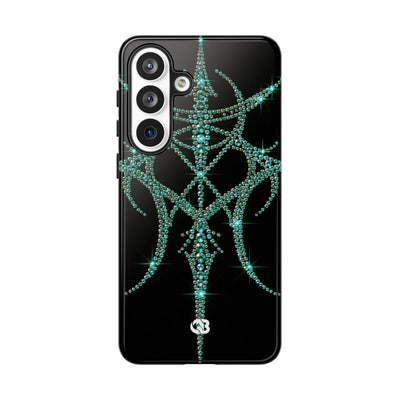 Teal Cyber Sigil · Tough Phone Case for Samsung · Teal