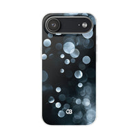 Black Lite Phone Case for iPhone - Silver Orbit Glow