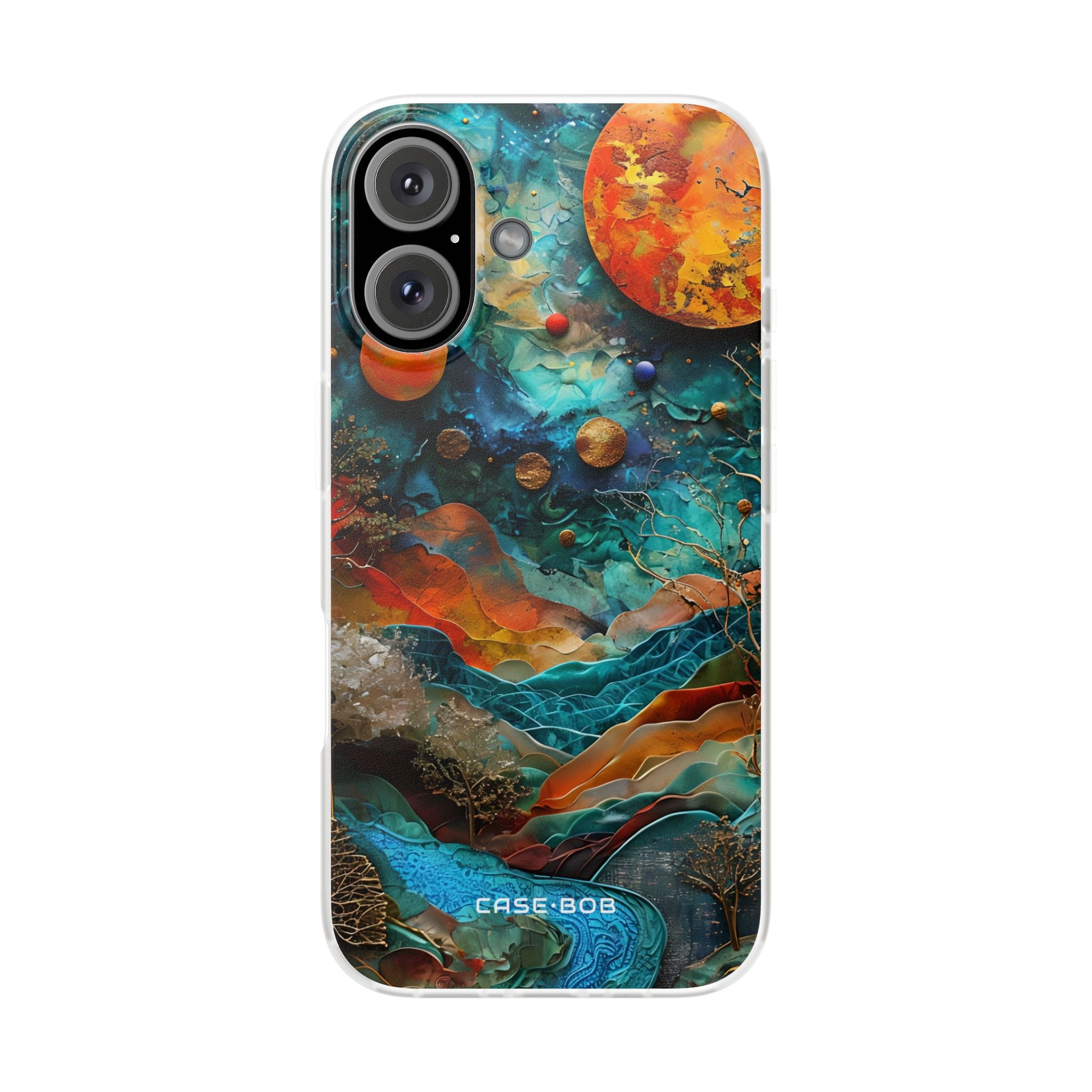 Celestial Ember iPhone 16 Case - Soft