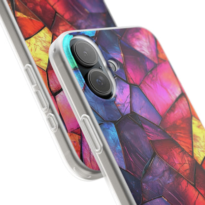 Cracked Prism iPhone 16 Plus Case - Soft