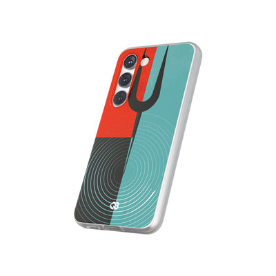 Teal Lite Phone Case for Samsung - Sonic Static Split