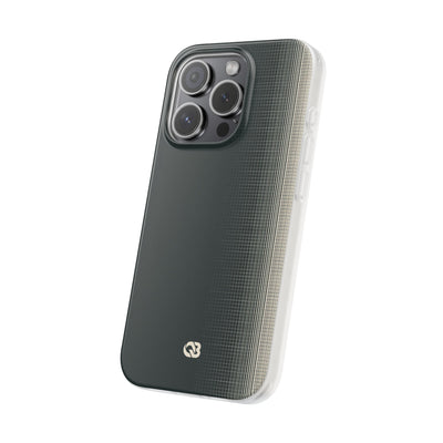 Grey Lite Phone Case for iPhone - Charcoal Tech Grid