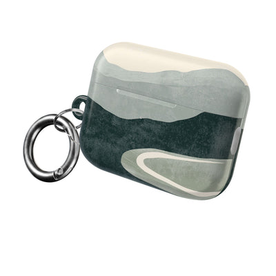 Muted Valley Vista · Hard Case for AirPods & AirPods Pro · Green