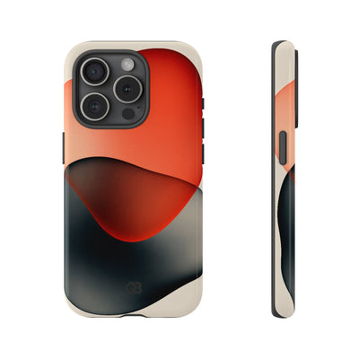 Translucent Crimson Form · Tough Phone Case for iPhone · Red