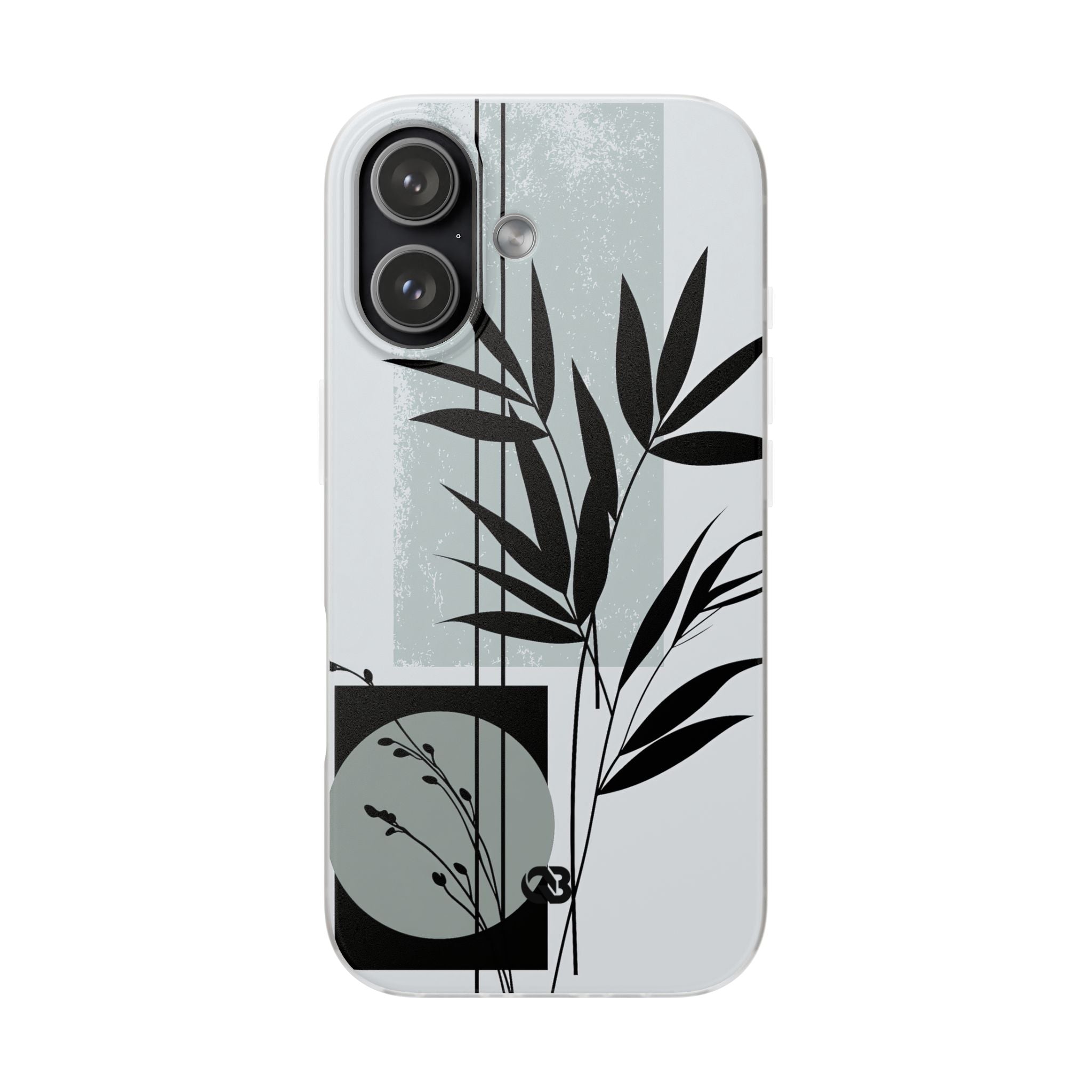 Grey Lite Phone Case for iPhone - Sage Bamboo Noir