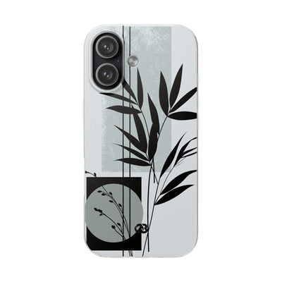 Grey Lite Phone Case for iPhone - Sage Bamboo Noir