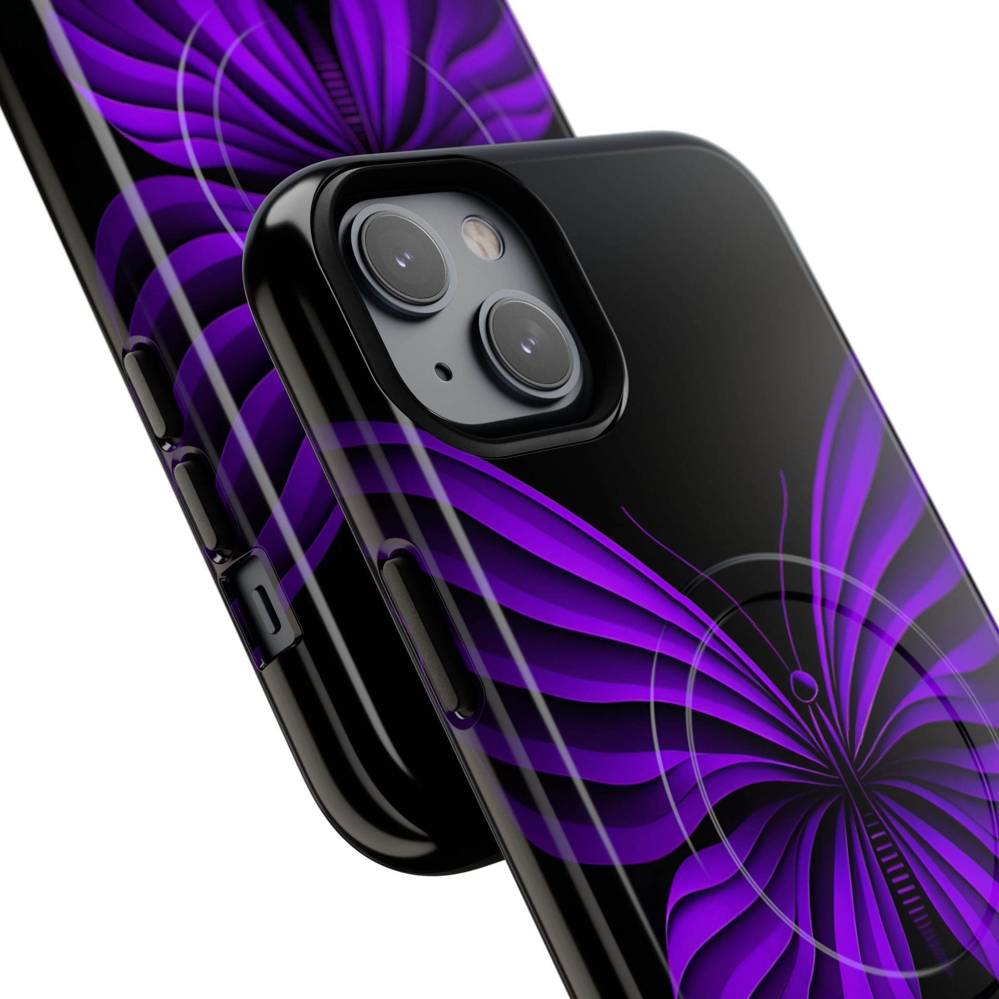 Violet Monarch iPhone 14 Plus Case - Tough+