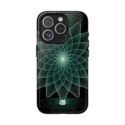 Verdant Harmonic Bloom · Tough 2.0 Magnetic Phone Case for iPhone · Black