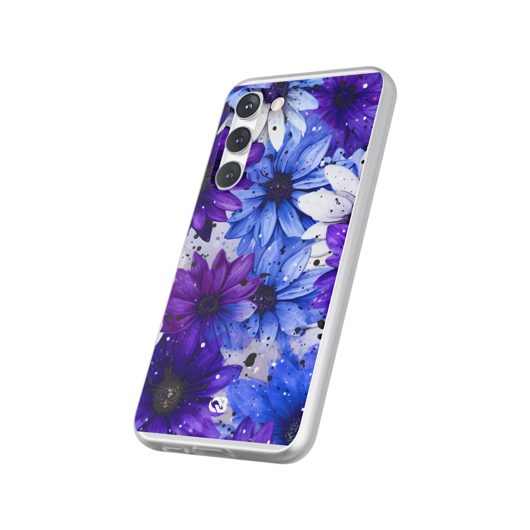 Ink Splatter Blooms · Soft Phone Case for Samsung