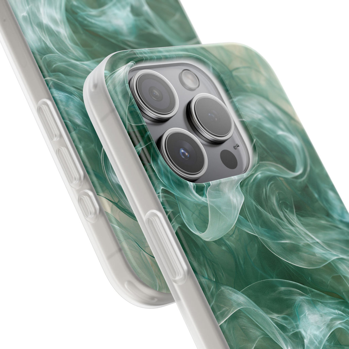Translucent Aqua Flow · Lite Phone Case for iPhone ·  Teal
