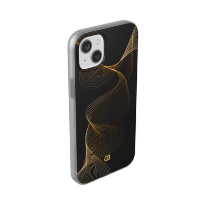 Gold Lite Phone Case for iPhone - Burnished Bronze Helix