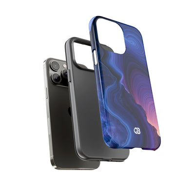 Radiant Strata · Tough Phone Case for iPhone · Blue