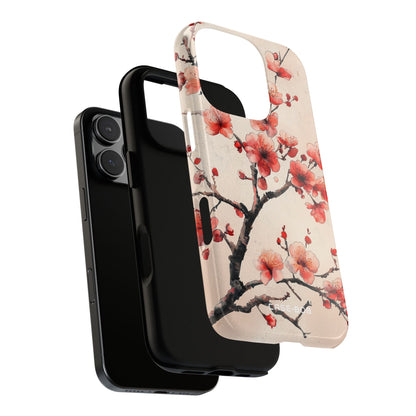 Cherry Blossom Whisper iPhone 16 Pro Case - Tough