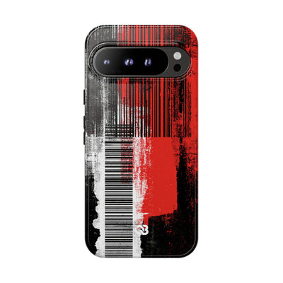 Distorted Barcode · Tough Phone Case for Pixel ·  Black