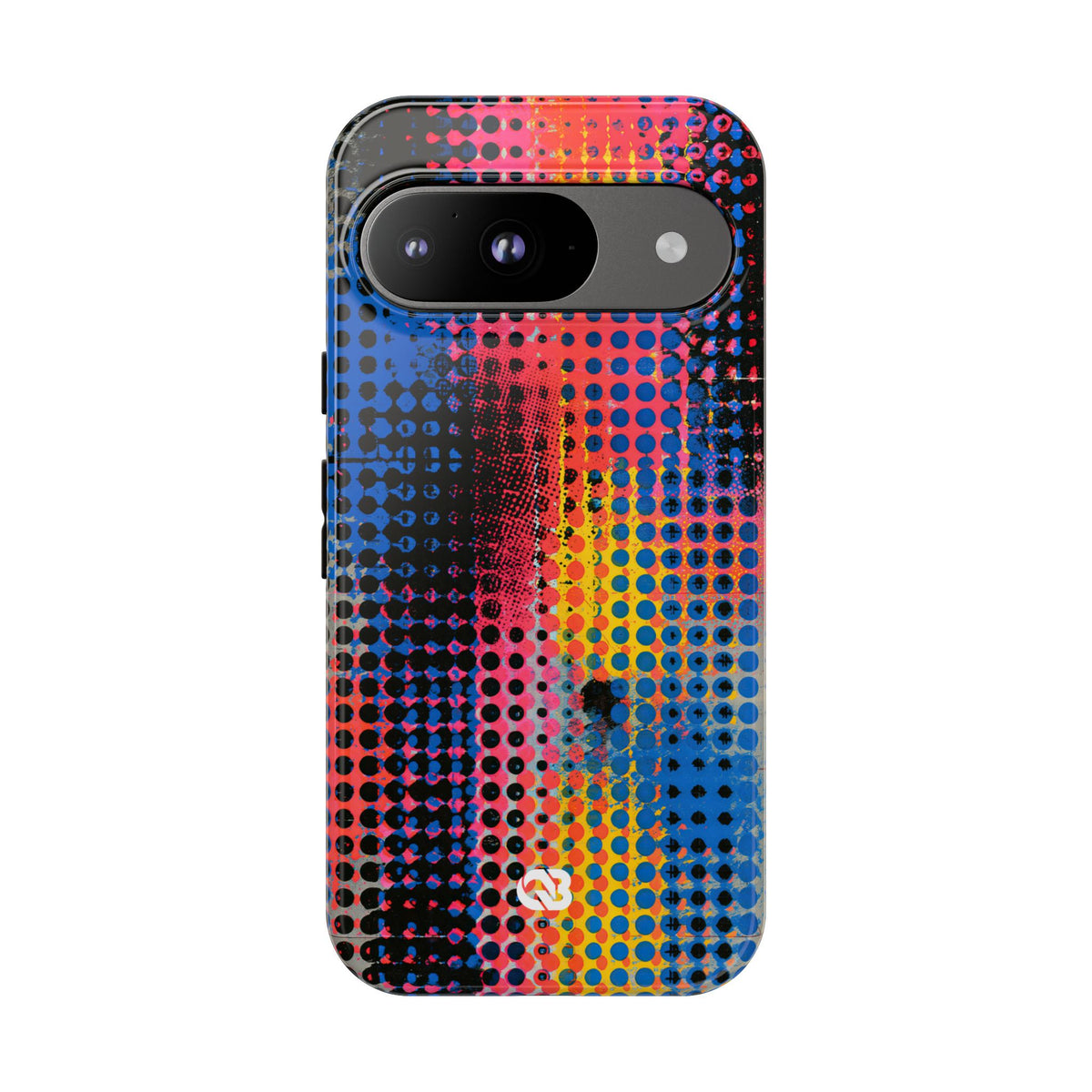 Chromatic Halftone Grid · Tough Phone Case for Pixel ·  Blue