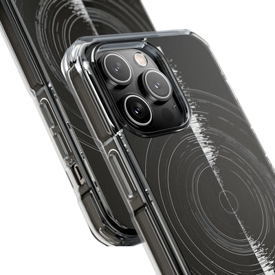 Black Impact MagSafe Phone Case for iPhone - Obsidian Orbital Signal