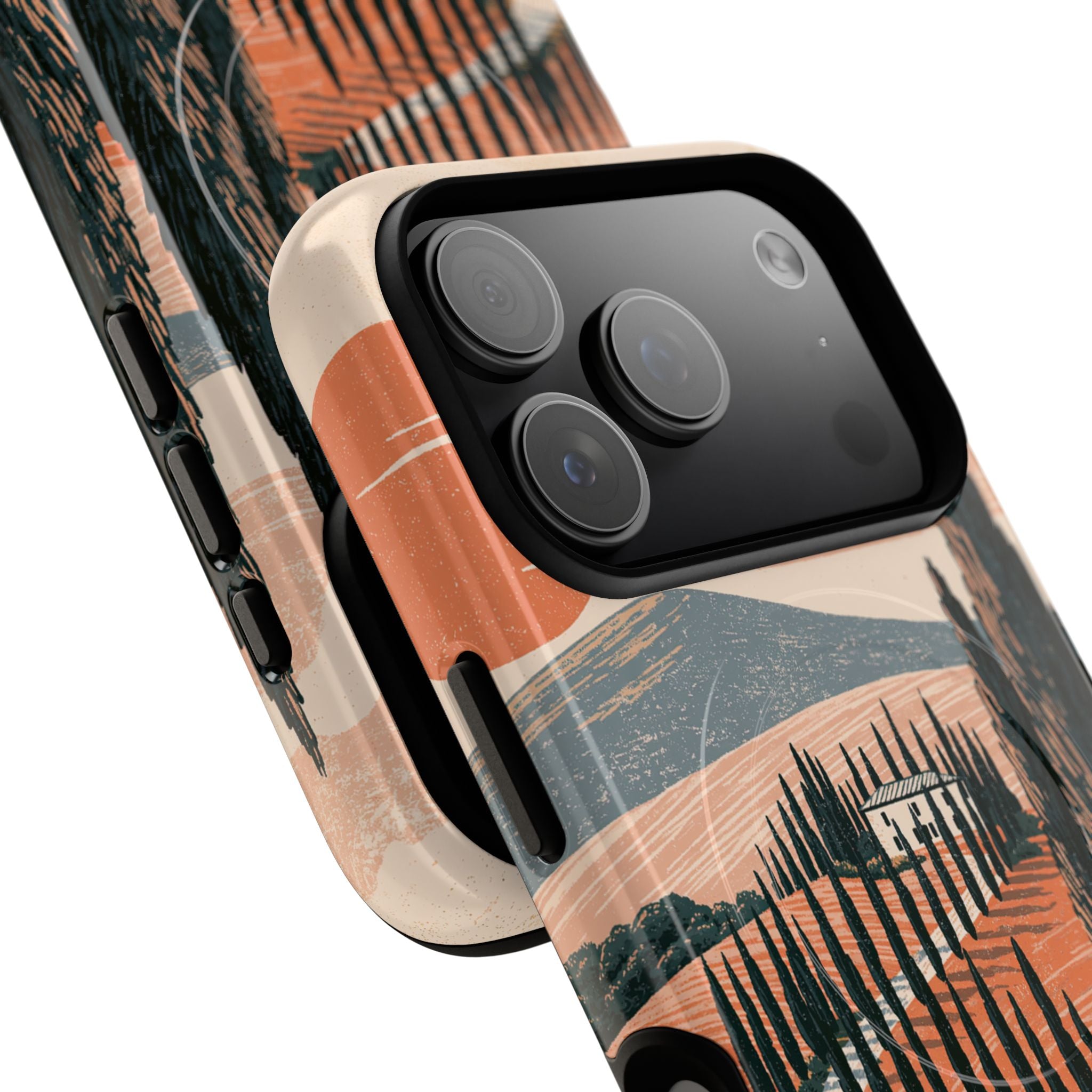 Orange Tough 2.0 Magsafe Phone Case for iPhone - Terracotta Ridge Trail