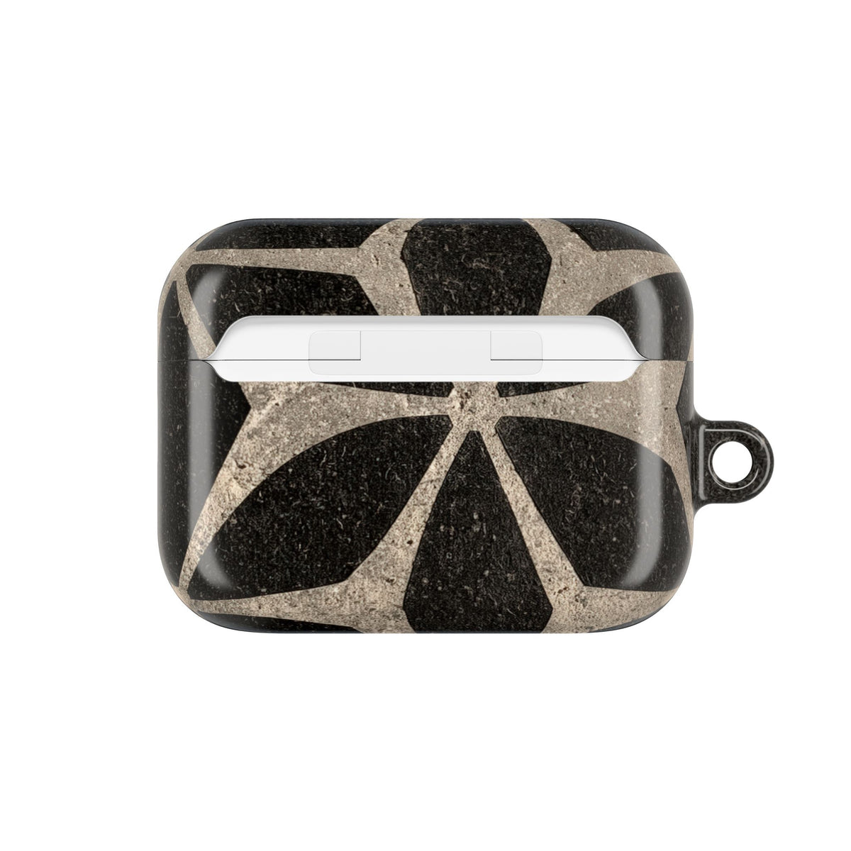 Concrete Mosaic Star · Hard Case for AirPods & AirPods Pro · Black