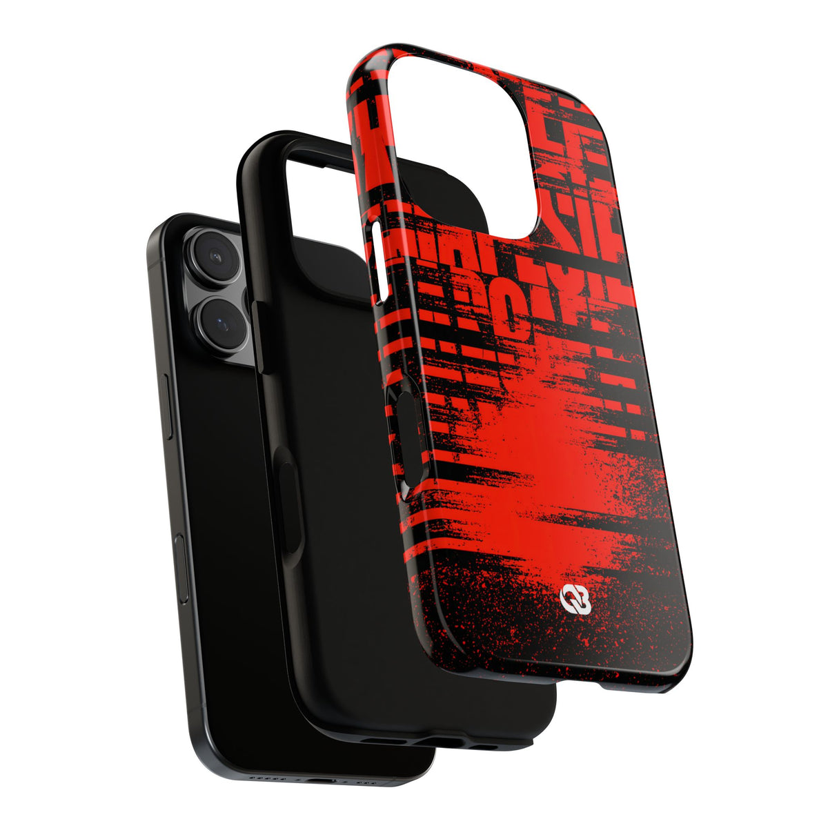 Crimson Redaction · Tough Phone Case for iPhone · Black