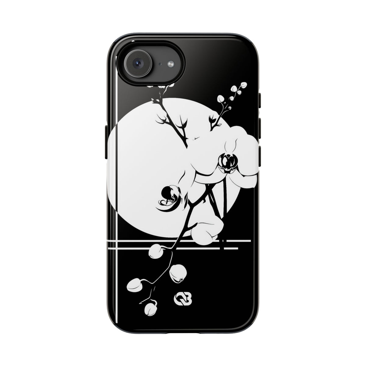 Nocturne Orchid Bloom · Tough Phone Case for iPhone · Black