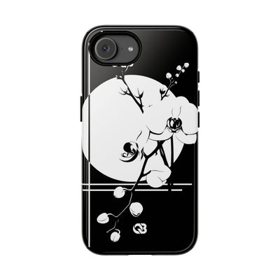 Nocturne Orchid Bloom · Tough Phone Case for iPhone · Black