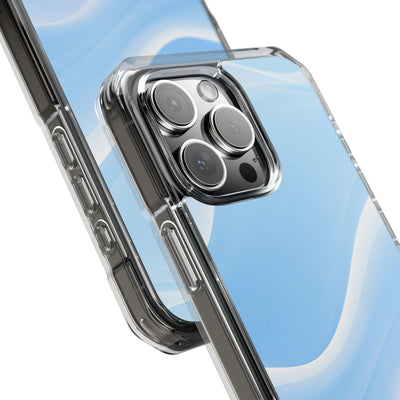 Blue Impact MagSafe Phone Case for iPhone - Glacial Blue Silk