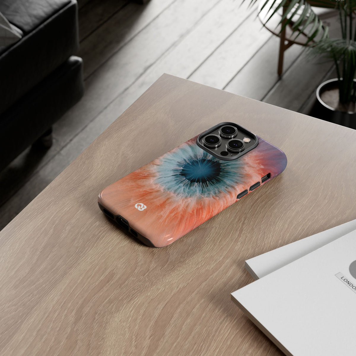 Radiant Aura Core · Tough Phone Case for iPhone · Orange