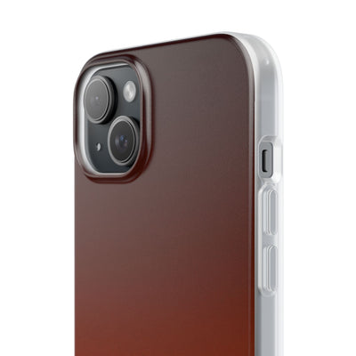 Orange Lite Phone Case for iPhone - Obsidian Ember Fade