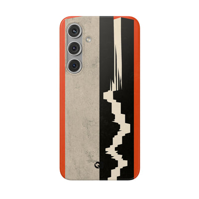Orange Lite Phone Case for Samsung - Orange Monolith Rift