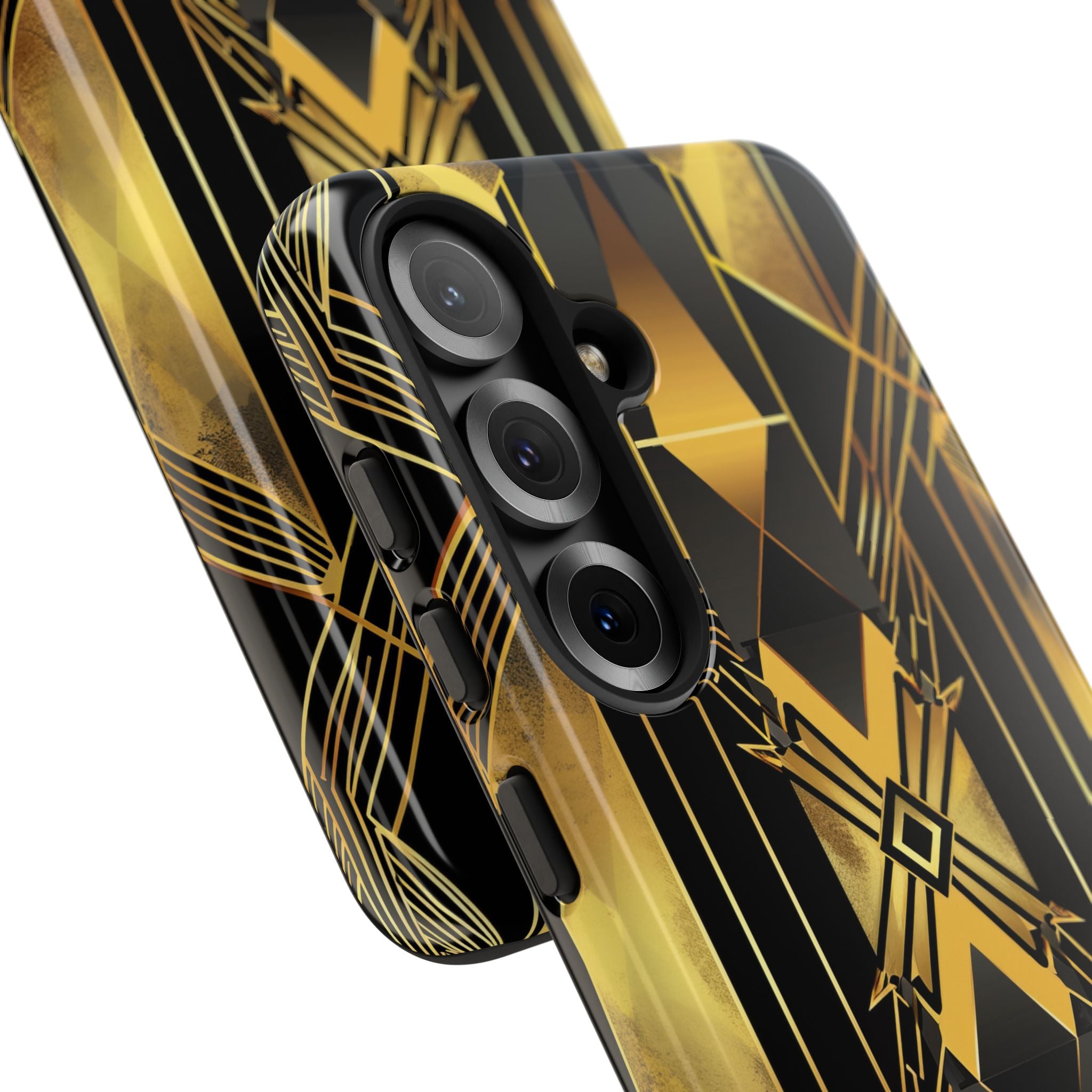 Golden Diamond Radiance Samsung S25 Case - Tough