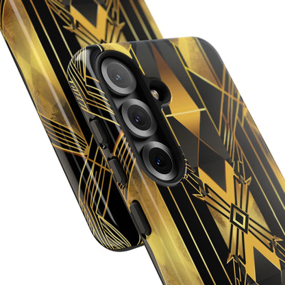 Golden Diamond Radiance Samsung S25 Case - Tough