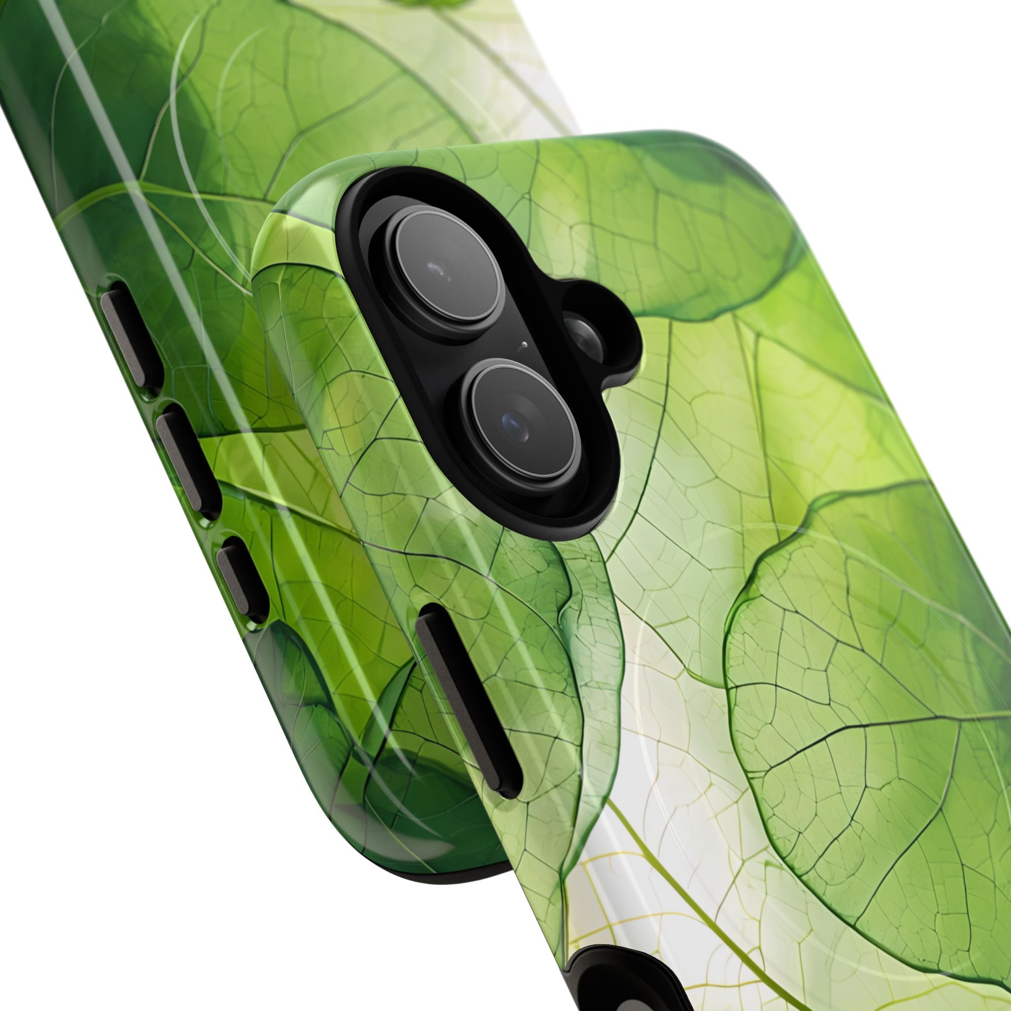 Emerald Leaf Veins · Tough+ Magsafe