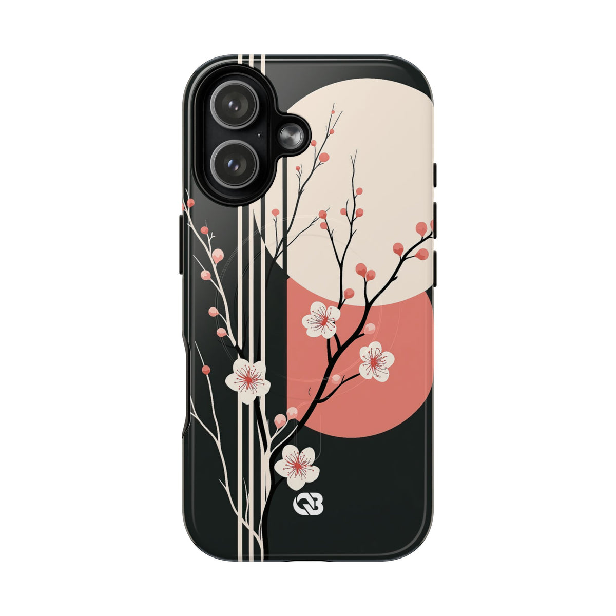 Nocturne Sakura Branch · Tough 2.0 Magnetic Phone Case for iPhone · Black